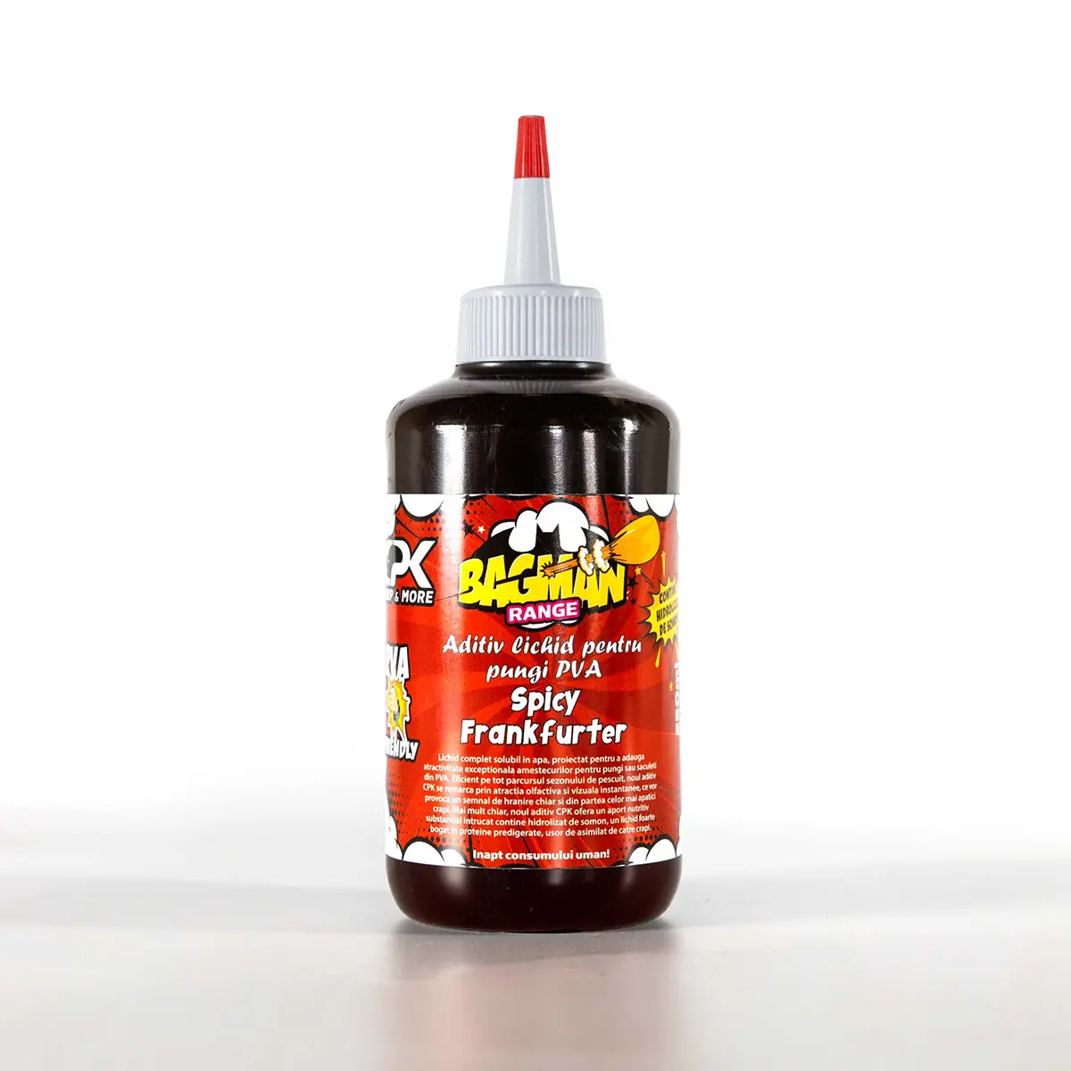 ADITIV LICHID PUNGA PVA BAGMAN SPICY FRANKFURTER 250ml