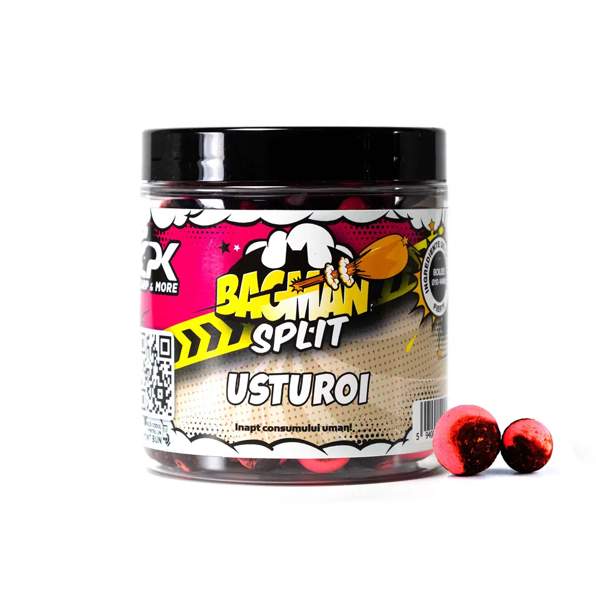 BOILIES CARLIG BAGMAN SPLIT USTUROI 10 & 14mm 120g