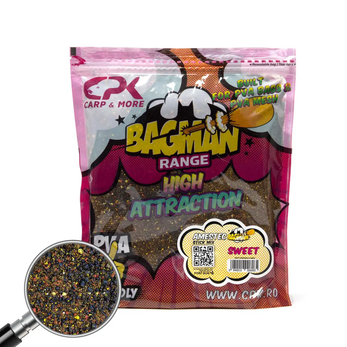 AMESTEC PUNGA PVA BAGMAN SWEET 800g