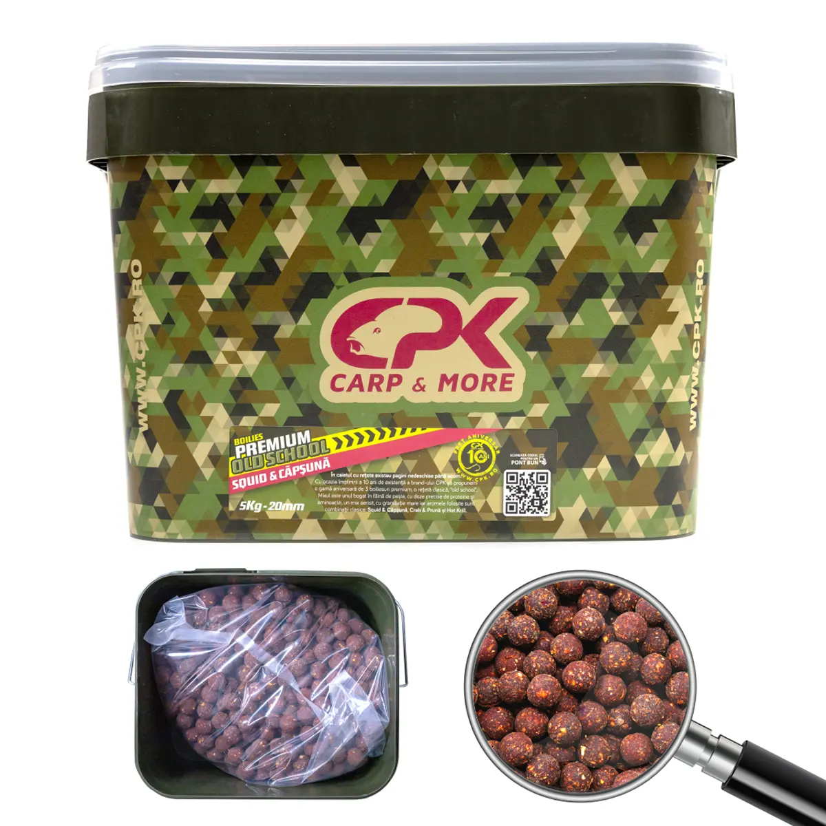 BOILIES OLD SCHOOL SQUID & CAPSUNA 20mm 5kg