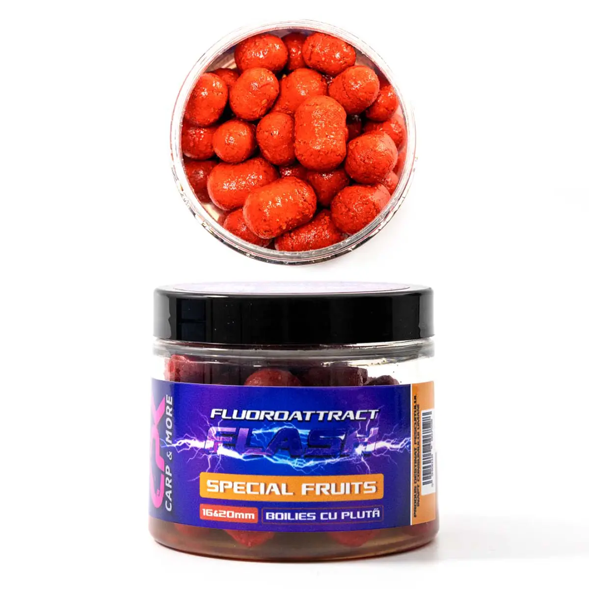 BOILIES CARLIG FLUOROATTRACT+ SPECIAL FRUITS 16 & 20mm 120g (cu pluta)