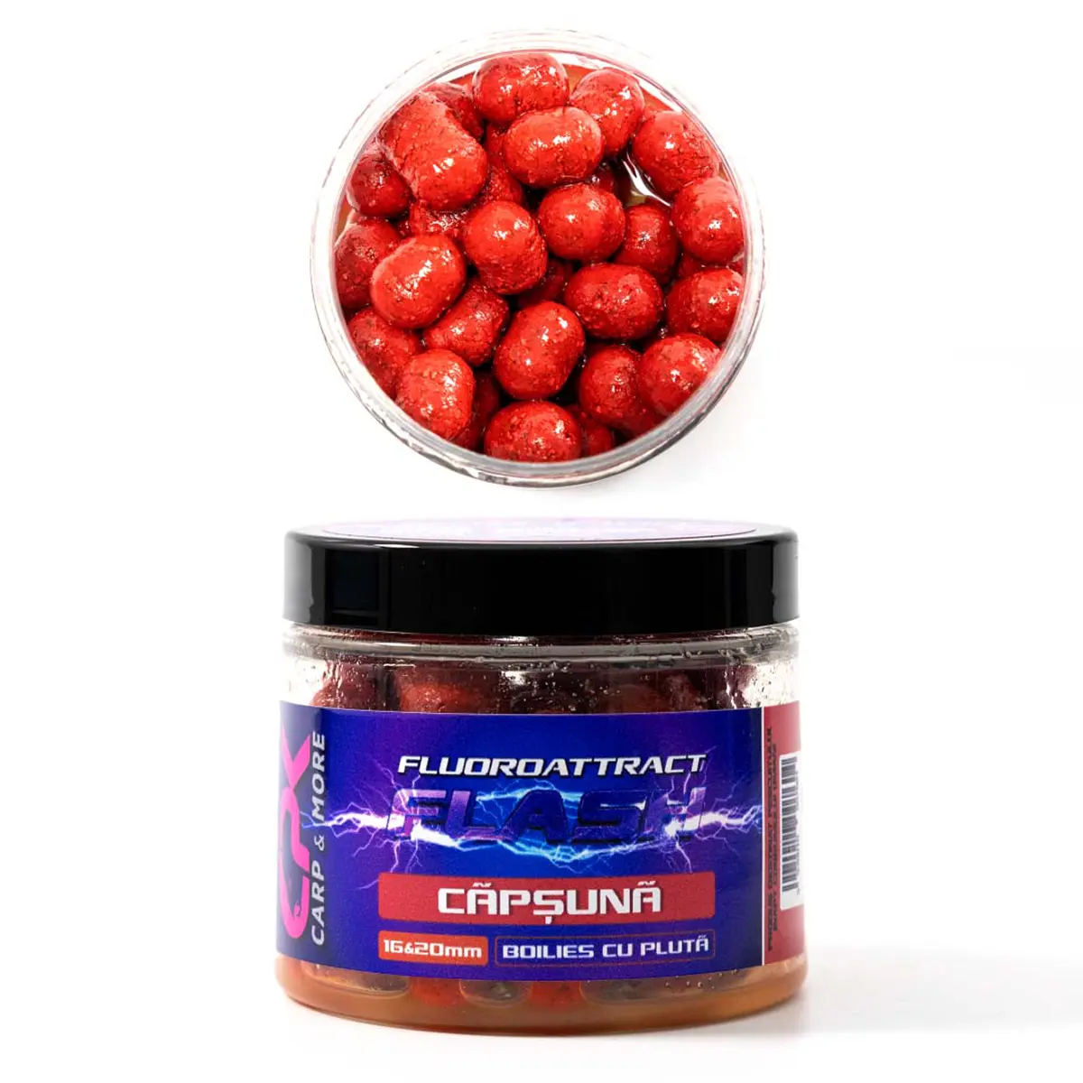 BOILIES CARLIG FLUOROATTRACT+ CAPSUNA 16 & 20mm 120g (cu pluta)