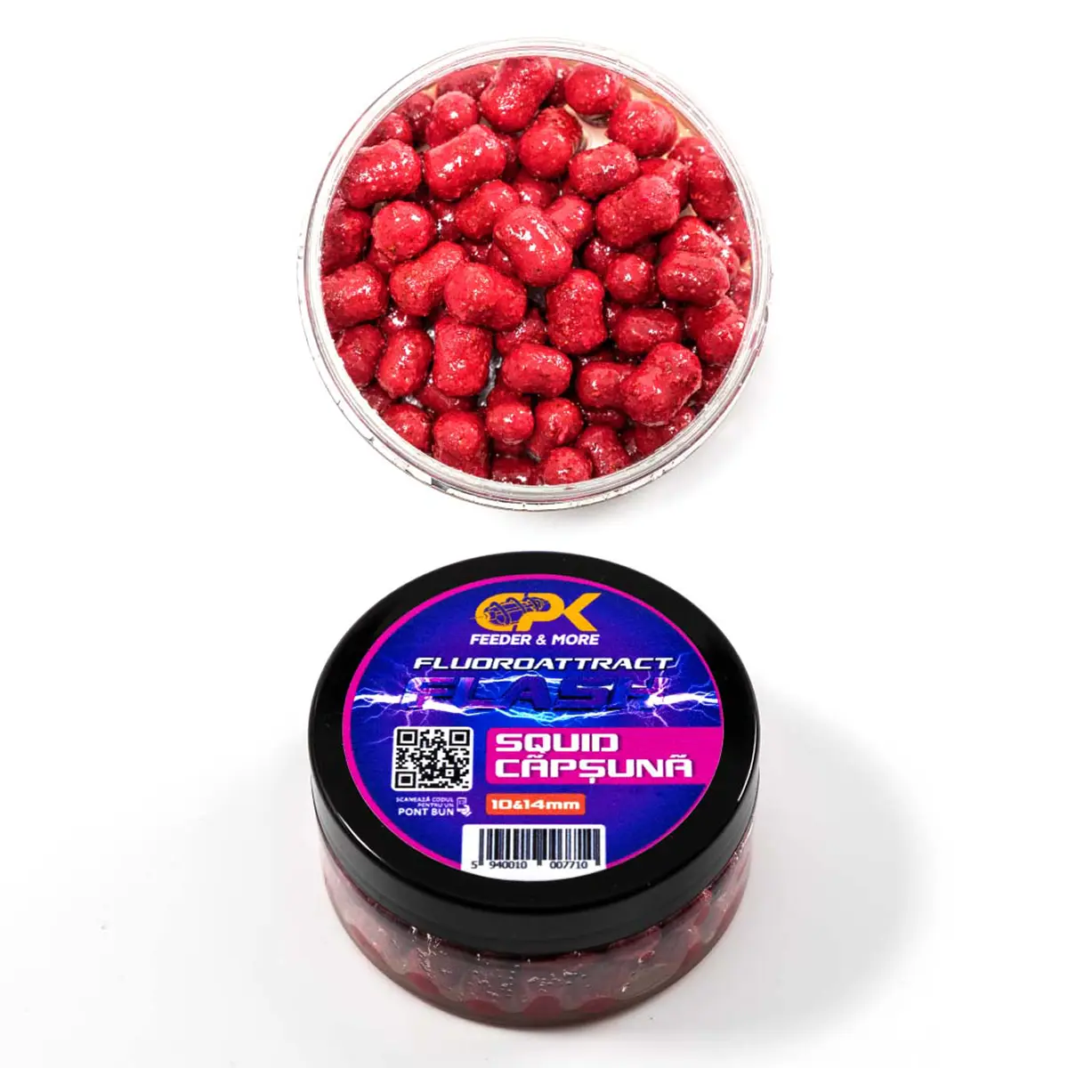 BOILIES CARLIG FLUOROATTRACT+ SQUID & CAPSUNA 16 & 20mm 120g (cu pluta)
