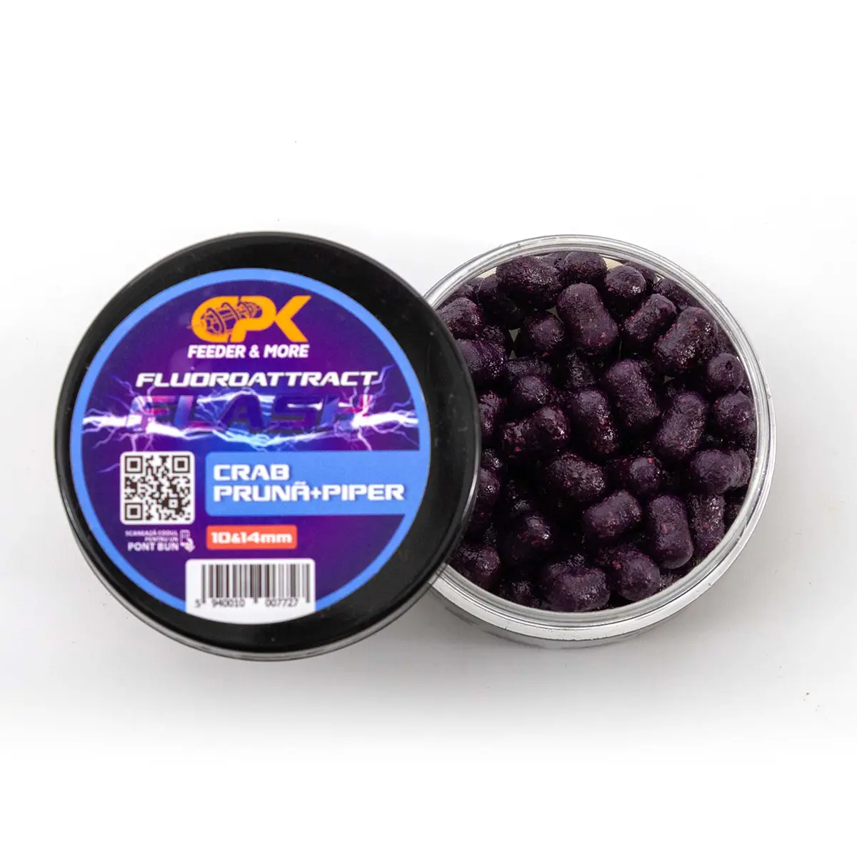 FLUOROATTRACT+ FEEDER CRAB & PRUNA 10 & 14mm 40g (cu pluta)