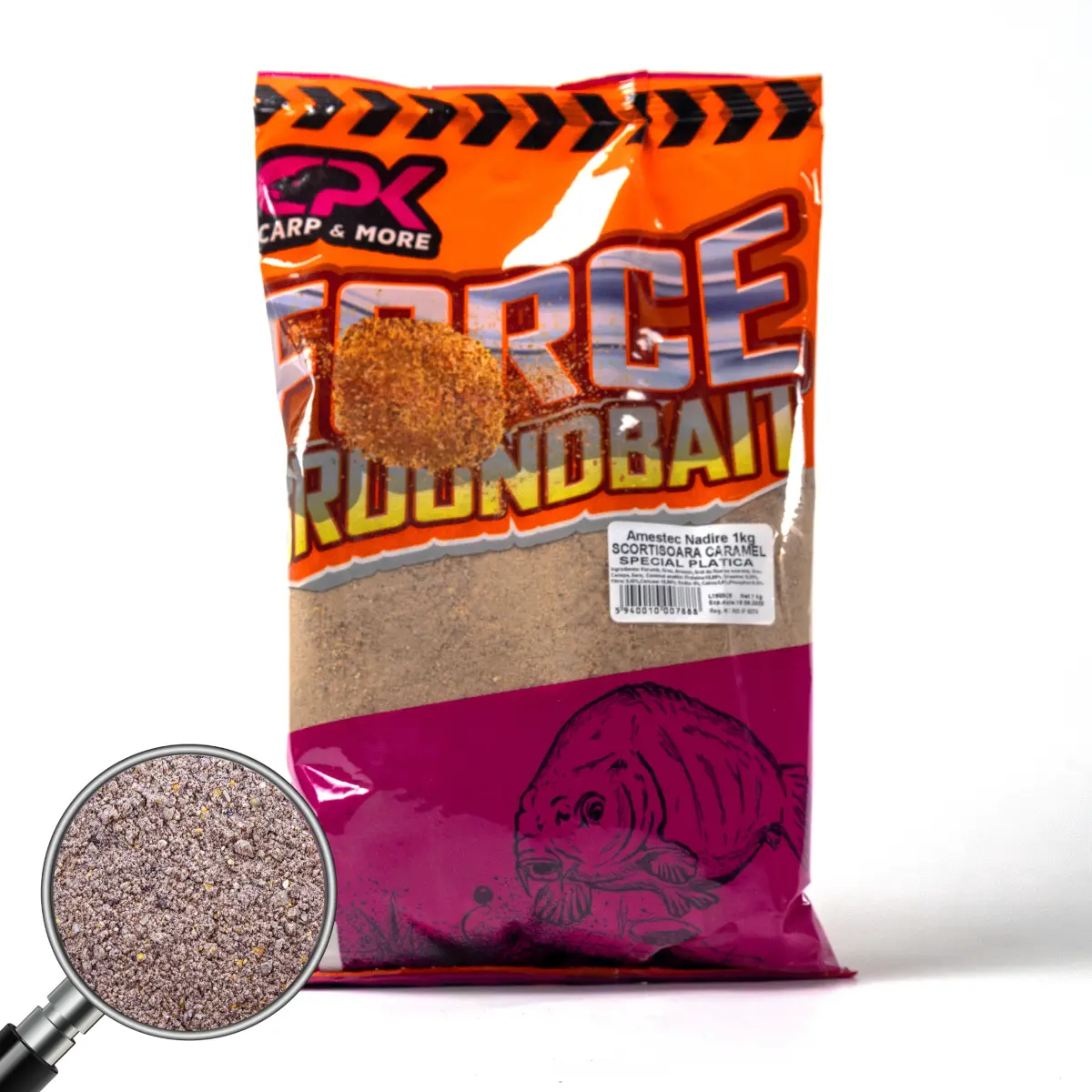 FORCE GROUNDBAIT SCORTISOARA CARAMRL SPECIAL PLATICA 1kg