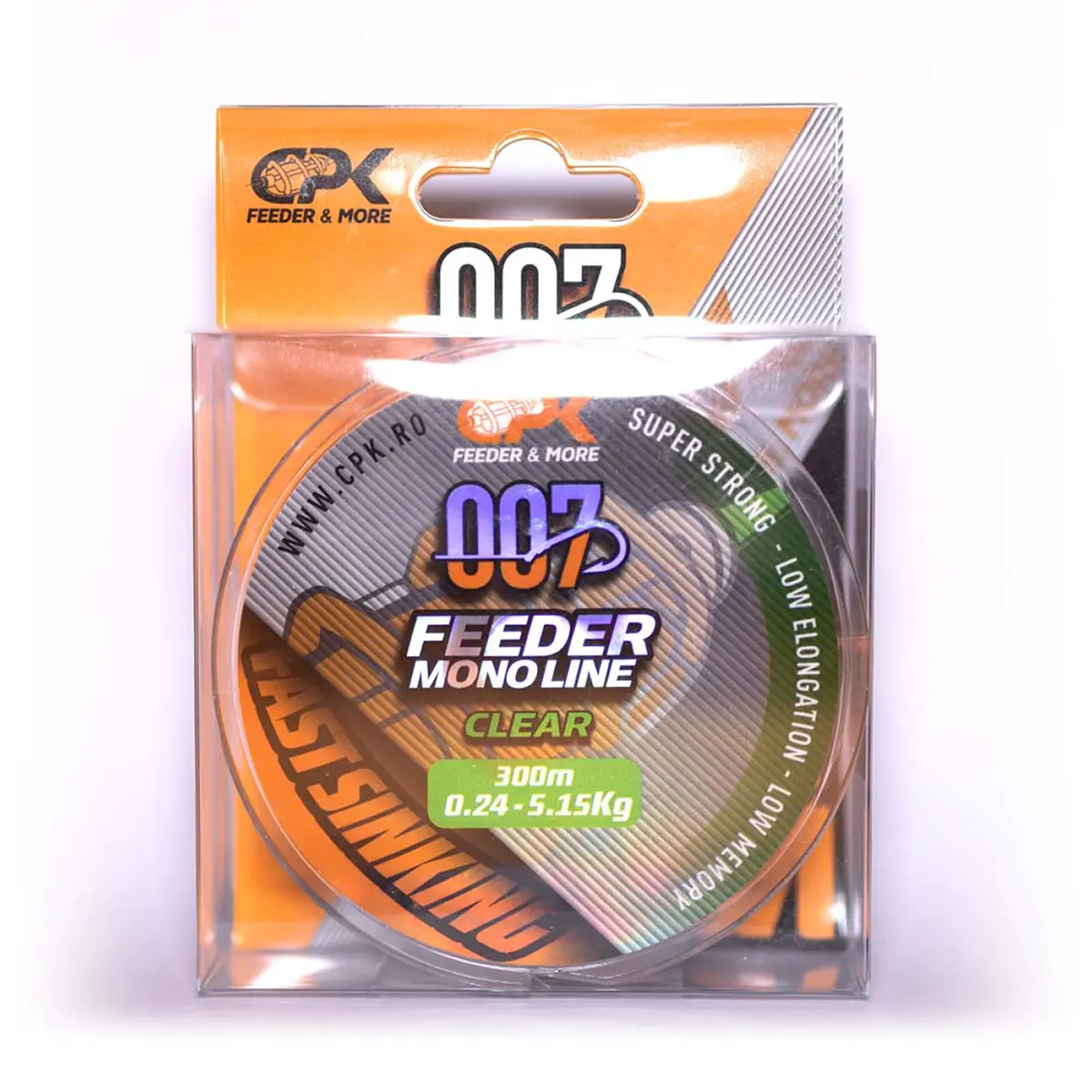CPK FEEDER MONOLINE 0.24mm 300m CLEAR