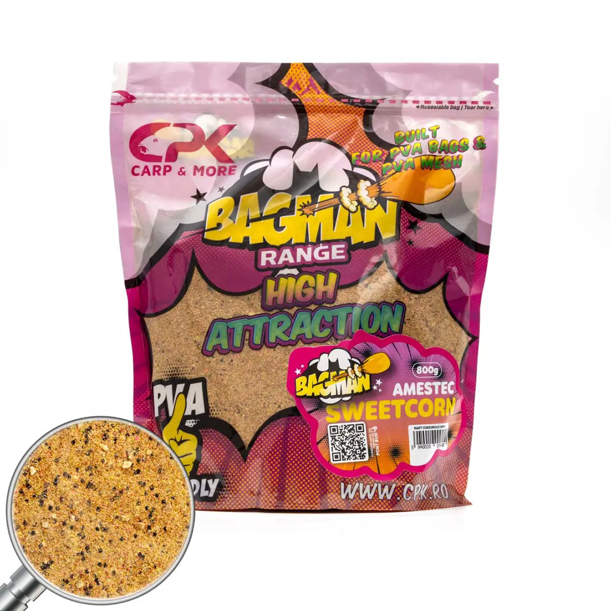 AMESTEC PUNGA PVA BAGMAN SWEETCORN 800g