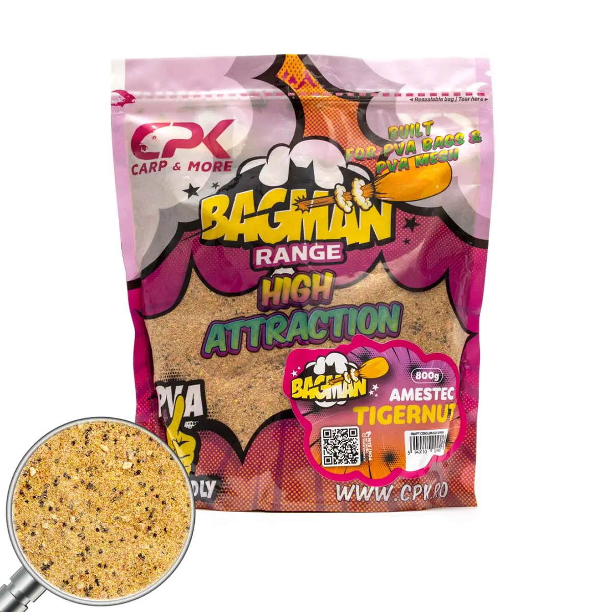 AMESTEC PUNGA PVA BAGMAN TIGERNUT 800g