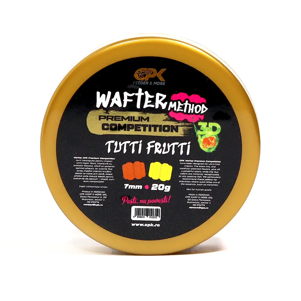 WAFTER COMPETITION METHOD 3D TUTTI FRUTTI 7mm 20g