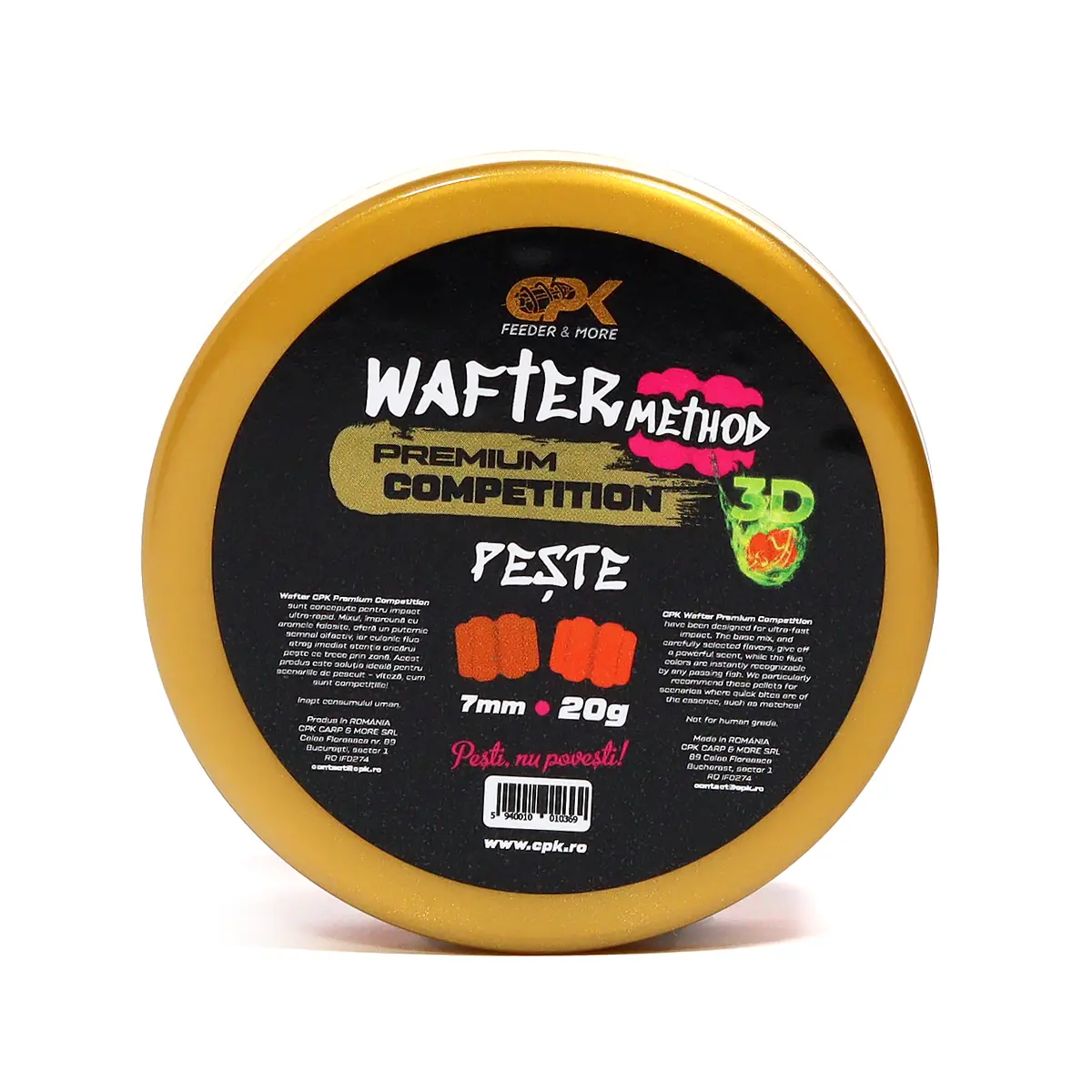WAFTER COMPETITION METHOD 3D PESTE 7mm 20g