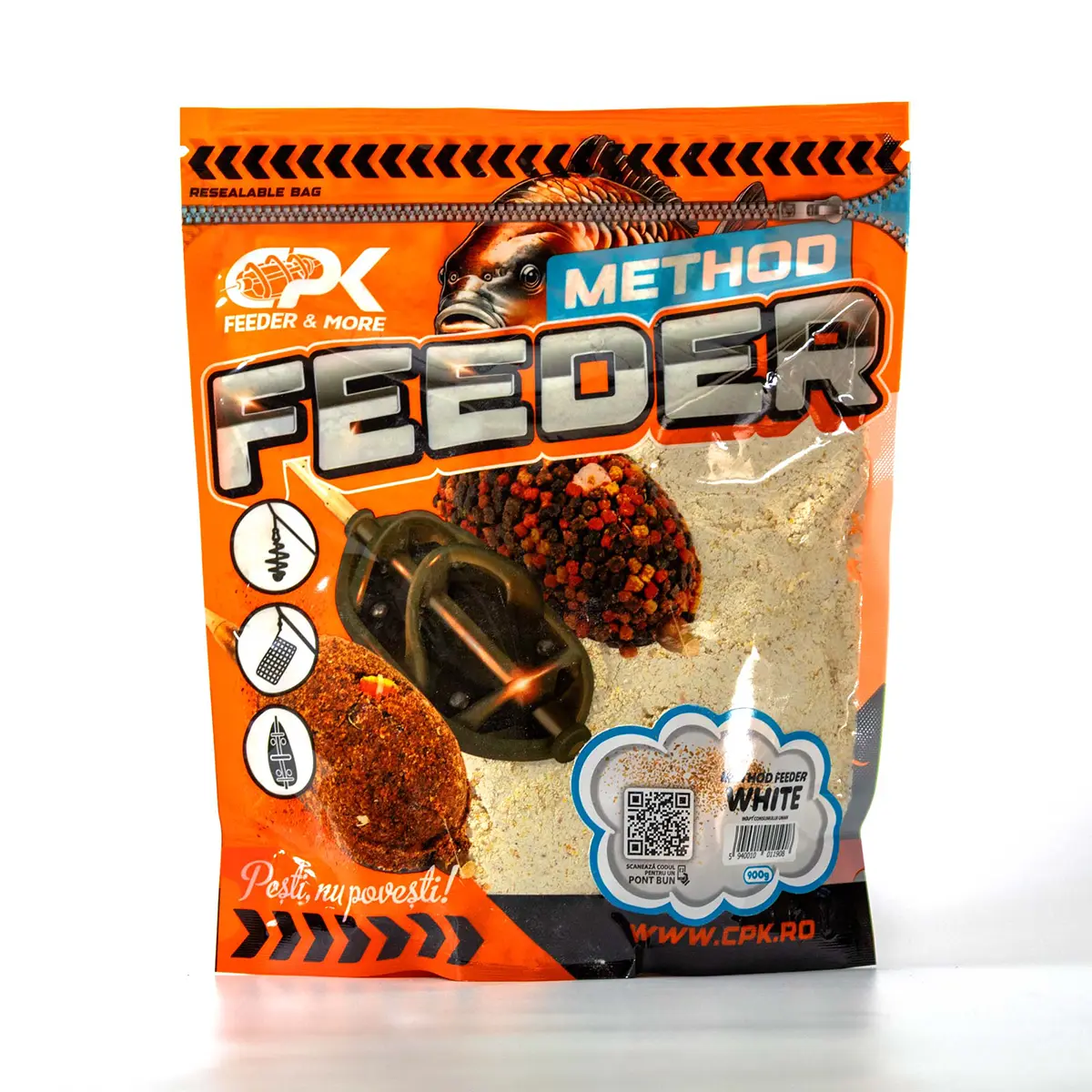 GROUNDBAIT METHOD FEEDER WHITE 900g