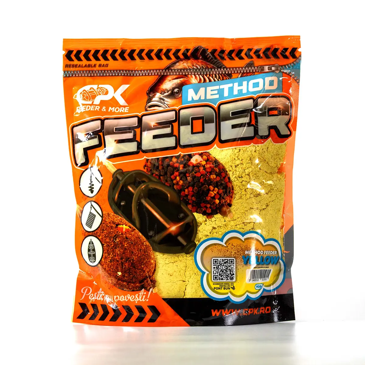 GROUNDBAIT METHOD FEEDER YELLOW SWEETCORN 900g