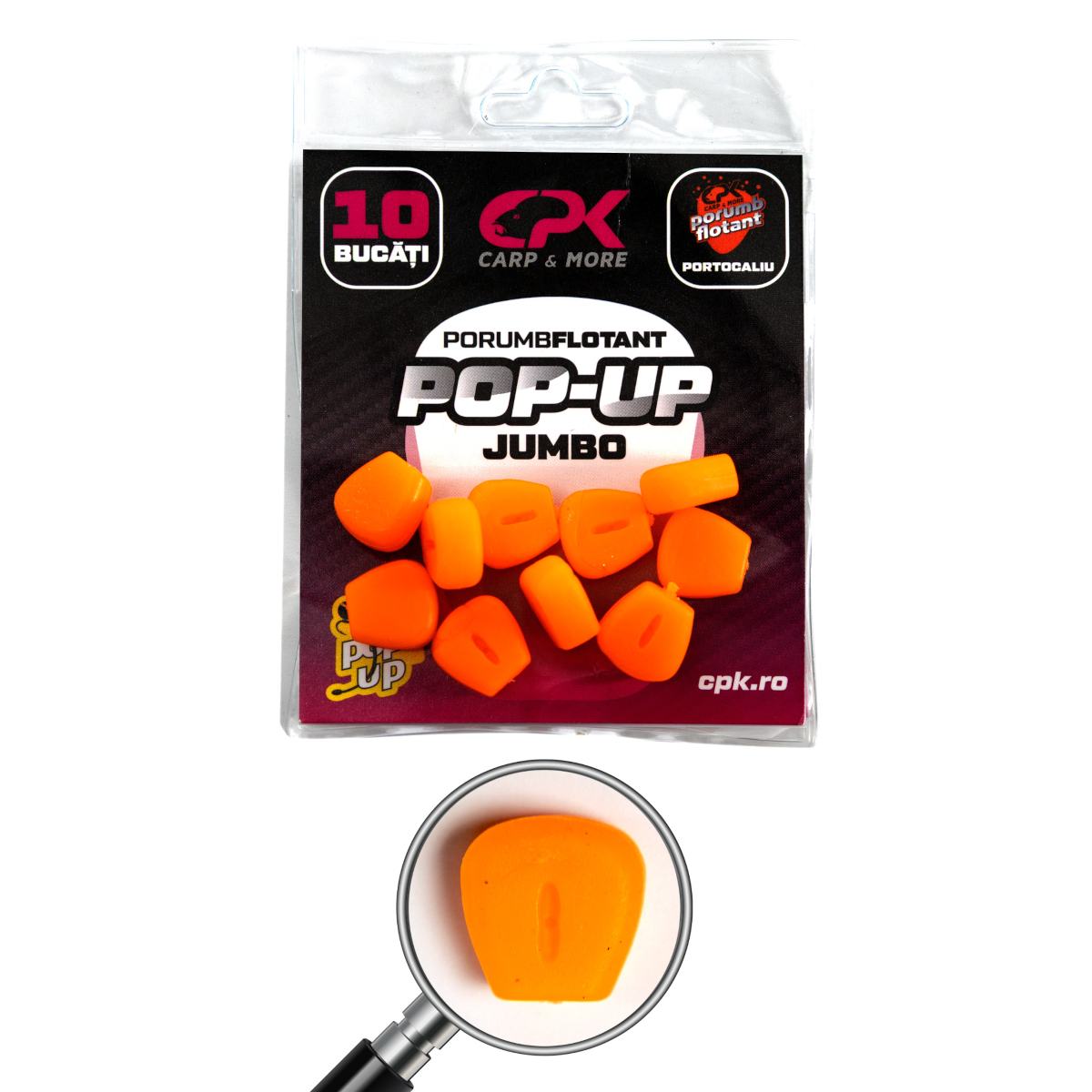 PORUMB FLOTANT JUMBO PORTOCALIU 10 BUC