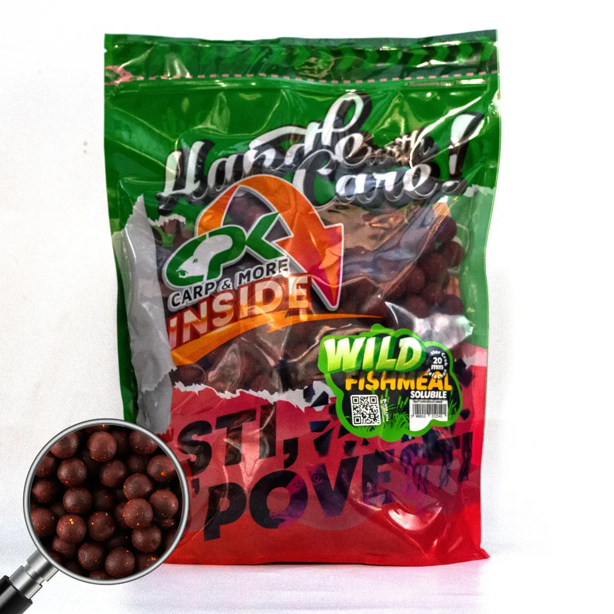 BOILIES WILD CARP FISHMEAL 20mm 3kg SOLUBIL