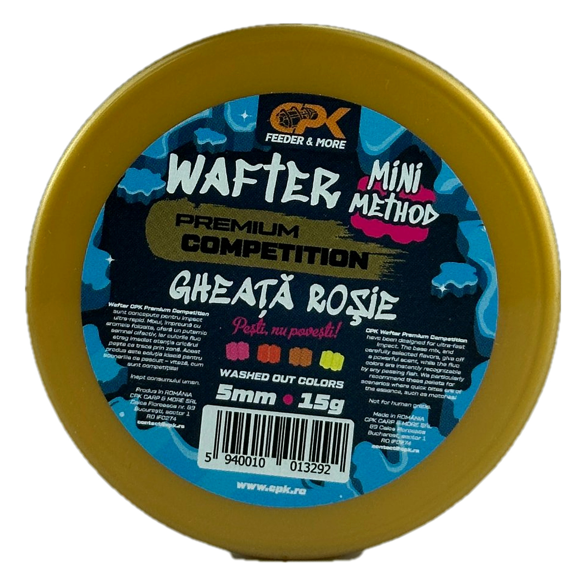APA RECE PREMIUM COMPETITION MINI METHOD WAFTER GHEATA ROSIE 5 MM (banda si spin)