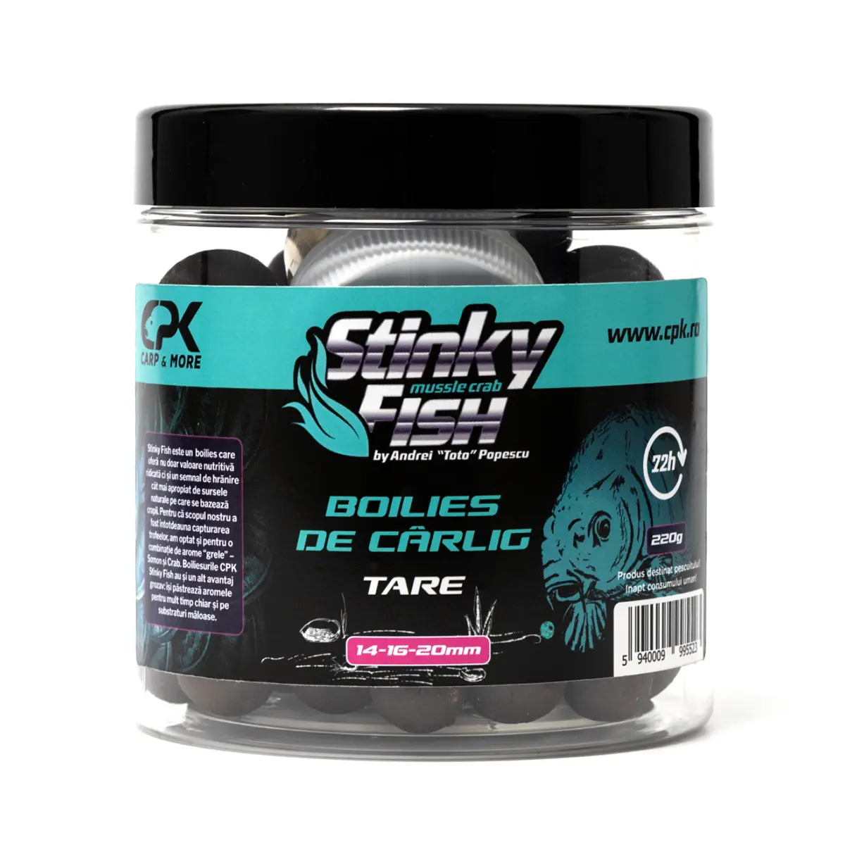BOILIES CARLIG STINKY FISH 14 & 16 & 20mm 250g
