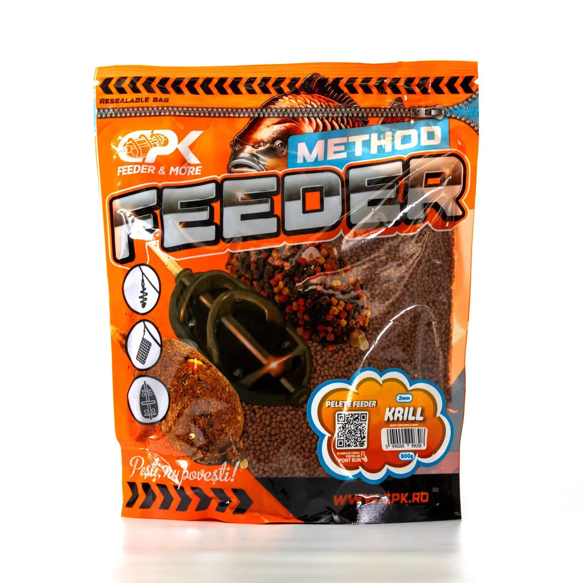 PELETE FEEDER KRILL 2mm 800g