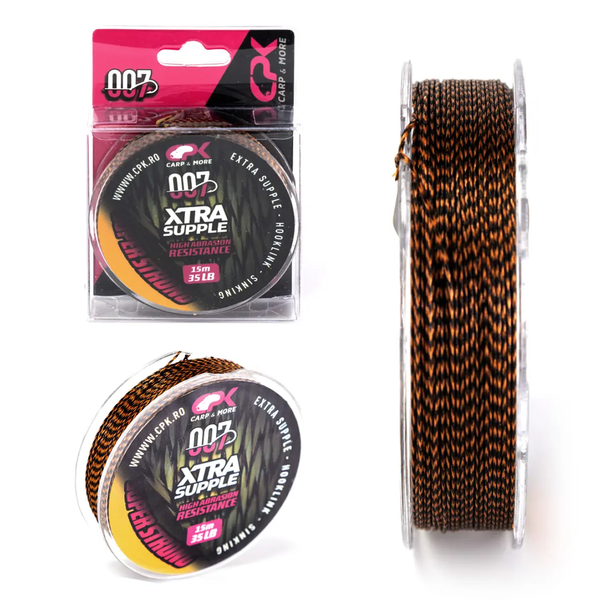 Xtra Supple hooklink brown 35lb / 15m
