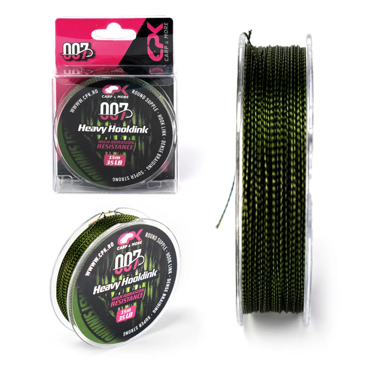 Heavy Hooklink green 15lb / 15m