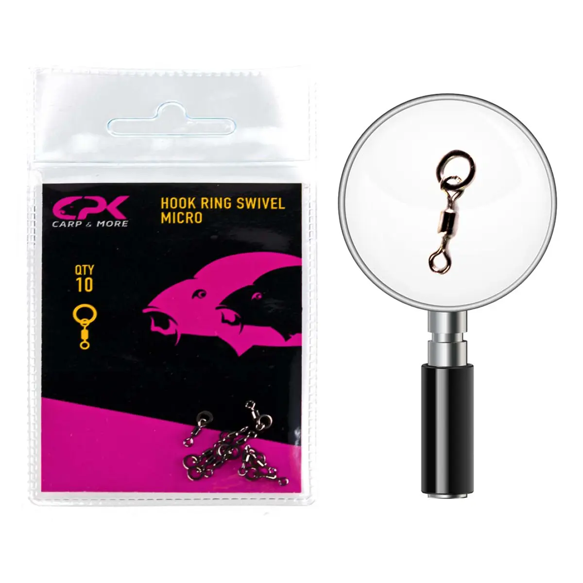 MICRO SWIVEL HOOK RING (MICROVARTEJ CU ANOU)