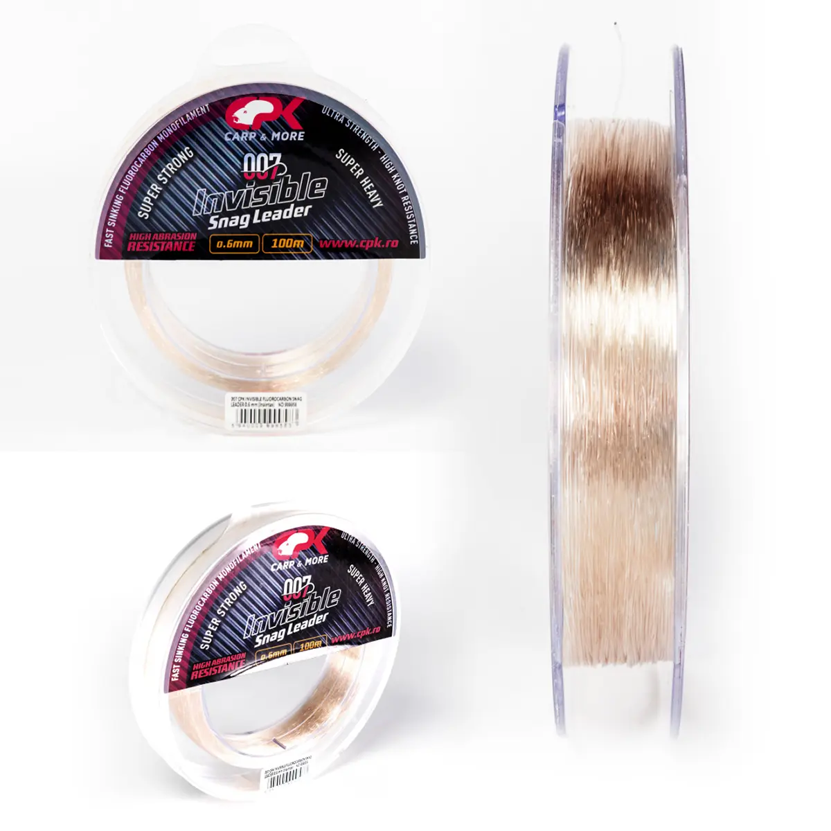 007 CPK INVISIBLE FLUOROCARBON SNAG LEADER 0.60mm (Inaintas/Struna)